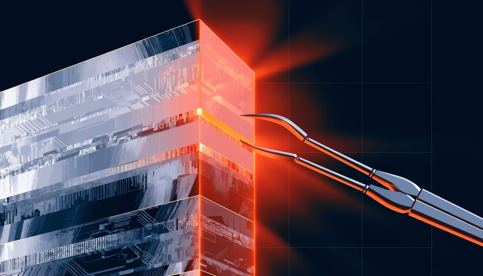 Illustration zum Anwendungsfall „Gezielte Feature-Slices in bestehender Codebasis“ (dekorativ)